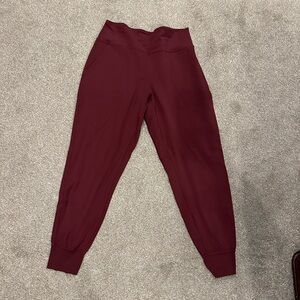 lululemon athletica Burgundy Joggers